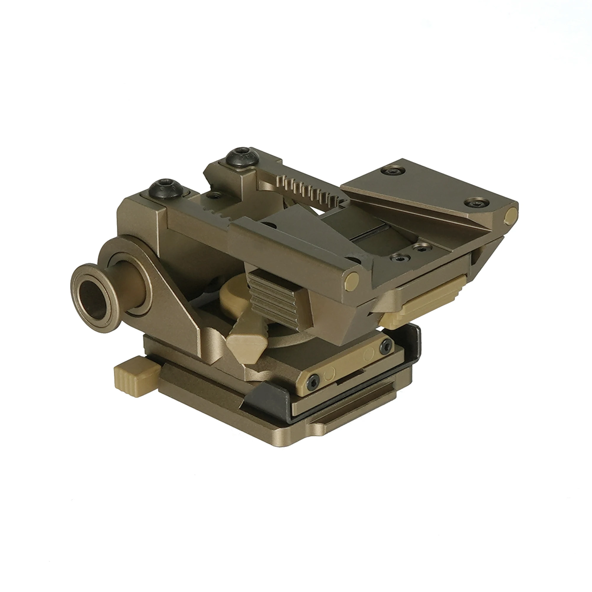 New Tactical L4G24 NVG Helmet Mount Hard-Anodized 2025 Version w Original Markings Balck and FDE color in stock