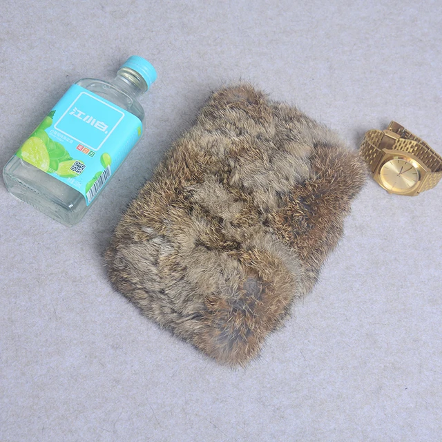 Women Handmade Stretch 100% Real Rabbit Fur Scarf Knit Genuine Rex Rabbit Fur Headbands Girls Natural Rabbit Fur Ring Scarves