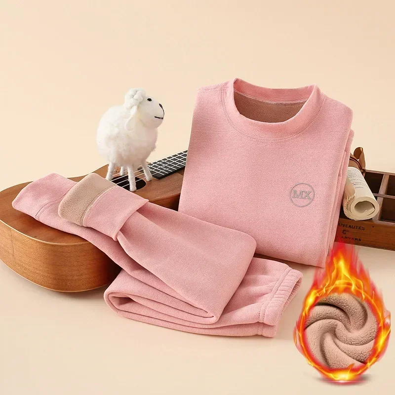 Thermal Underwear for Boys Fleece 37&deg;C Constant Temperature Two Pieces Children Winter Clothes Set Teenage Kids Long Johns children clothes children underwear suits
