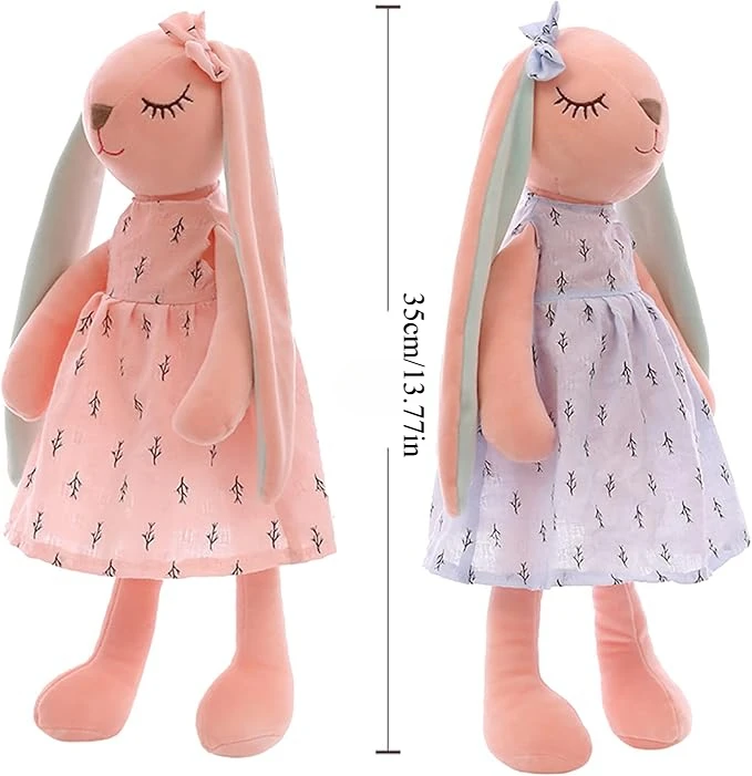 Cute Rabbit Doll, Plush Toy Doll, Cute Plush Rabbit, Soothing Rabbit Doll Sleep Doll, Easter Gift  Stuffed Animals  Pokemon