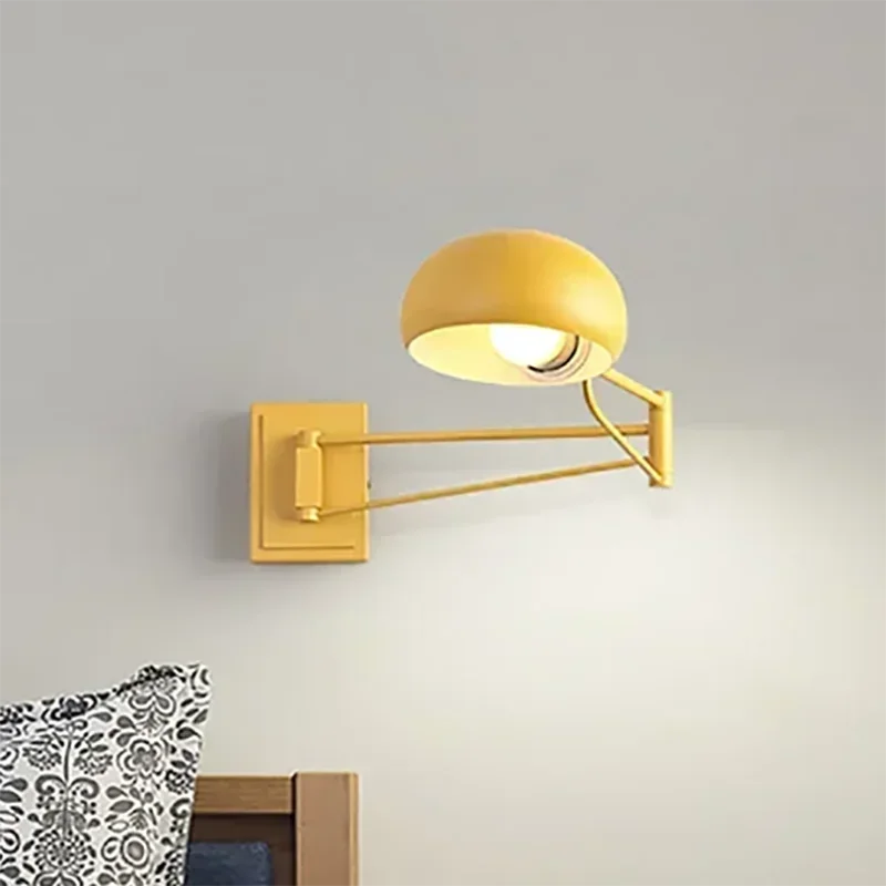 

Modern LED Wall Lamp Retractable Sconce Long Arm Folding Light For Bedroom Study Room Living Room Hallway Balcony Indoor Fixture