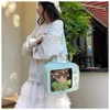 Girls' Ulzzang Backpack  New Niche Design TV Model Cute Ita Bag Japanese Girls' Crossbody Bag Fashionable Hand-held Shoulder Bag 1