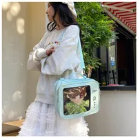 Girls' Ulzzang Backpack  New Niche Design TV Model Cute Ita Bag Japanese Girls' Crossbody Bag Fashionable Hand-held Shoulder Bag 1