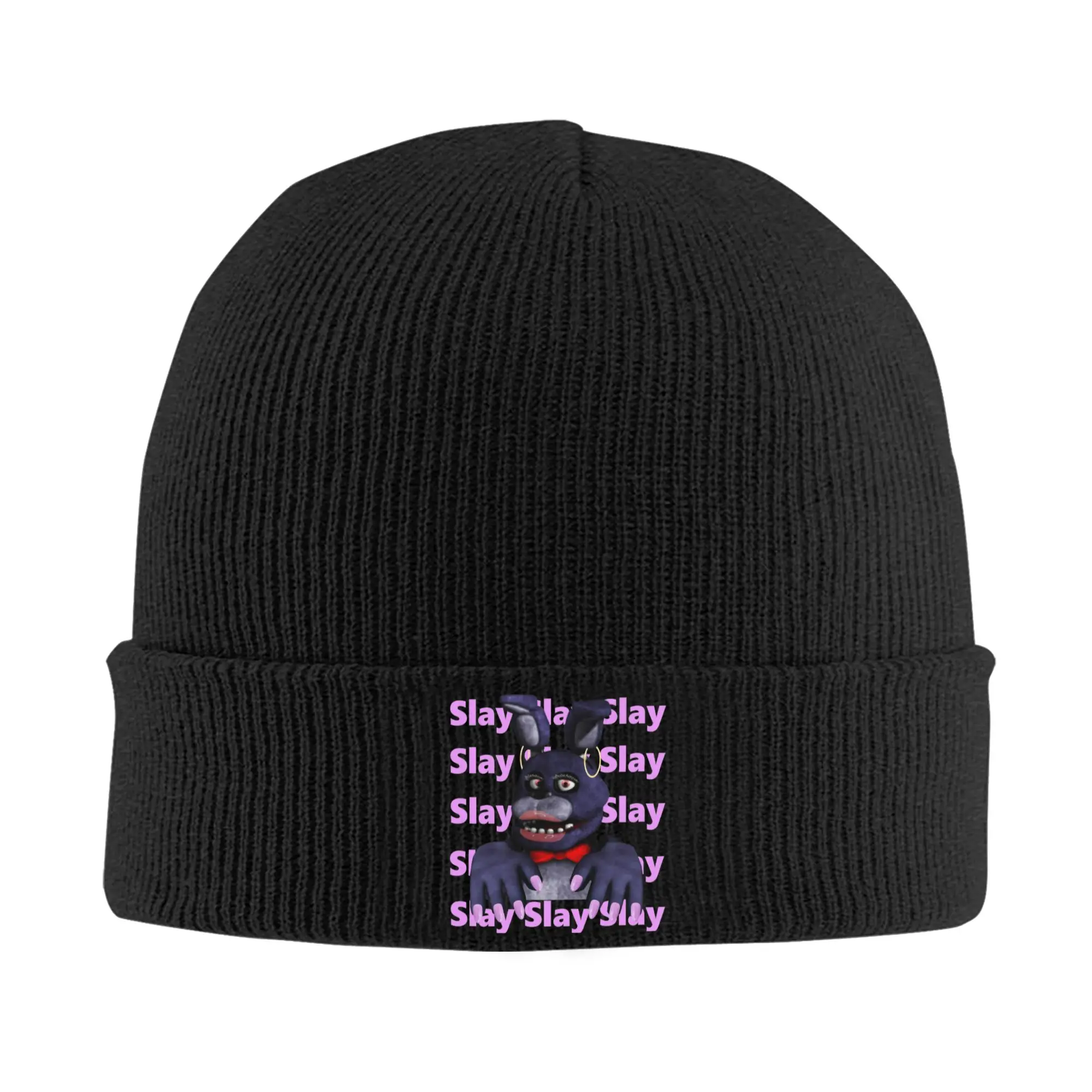 FNAF Freddy's Unisex Winter Knit Beanie - Warm Fashion Cap