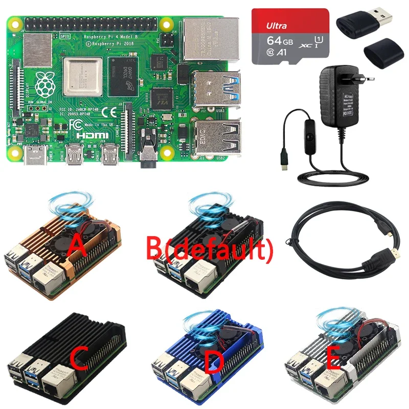 Оригинальный Raspberry Pi 4 Model B Kit