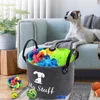 Felt Pet Toy Box Pet Toy Storage Basket Dog Toy Box Special Storage Basket for Organizing Pet Supplies Blanket Pet Storage Box 4