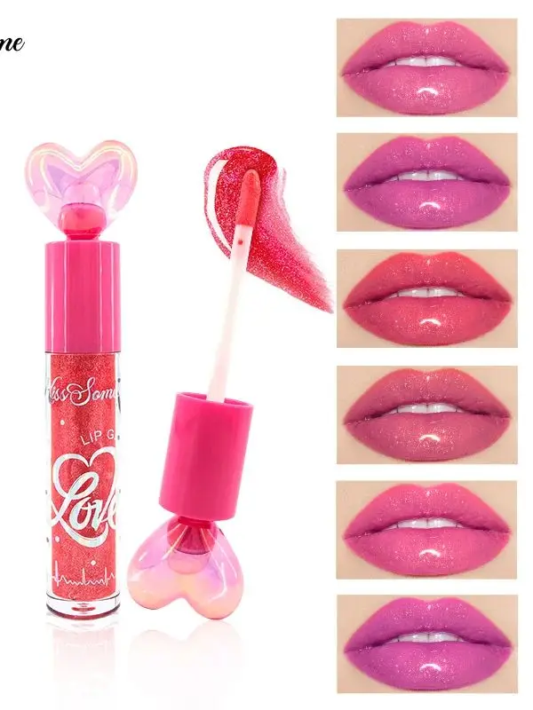 Description Picture 2 of item6 color fruit lip curling oil, a moisturizing lipstick, can prevent dry lips. It comes with a moisturizing agent