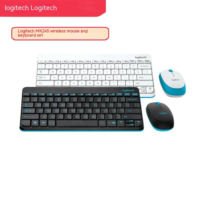 

79 Key Logitech Mk245nano Mini Wireless Keyboard And Mouse Set Portable Home Business Office Keyboard And Mouse Accessories