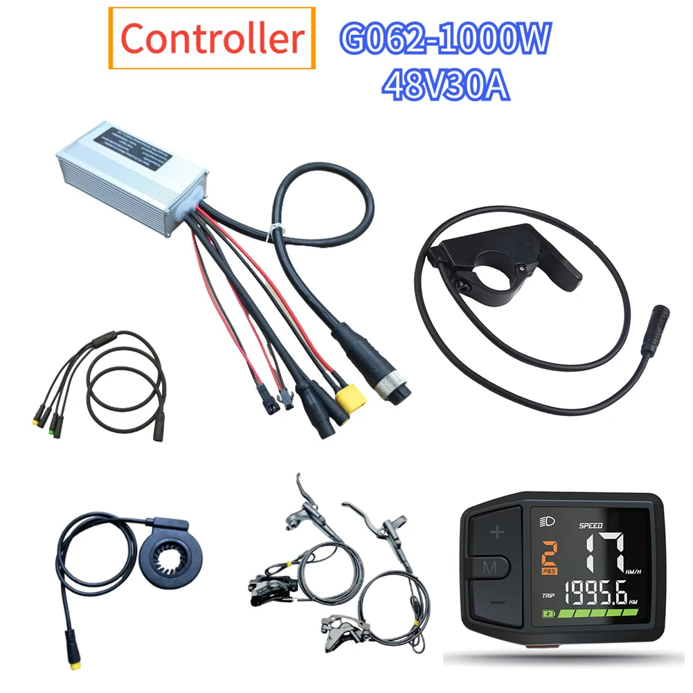 

Для электродвигателя велосипеда Bafang G062 48 в 1000 Вт комплект контроллеров DZ41 130X дисплей фотоэлемент для электрического велосипеда модифицированные детали