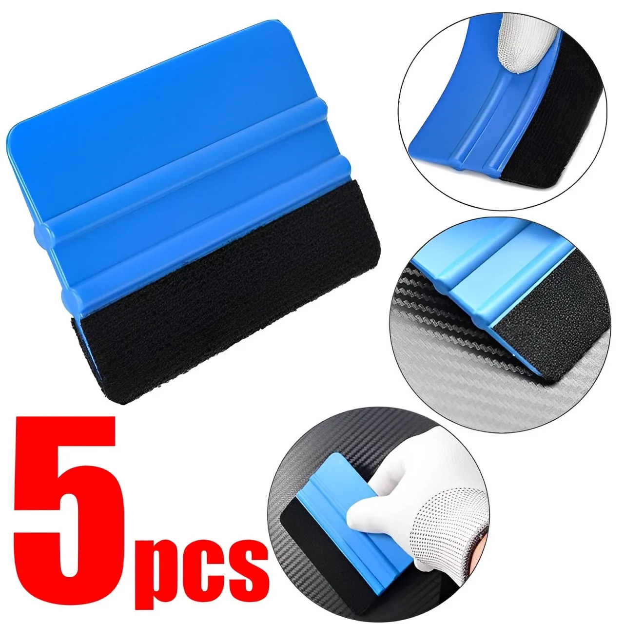 Car Film Scraper Car Vinyl Scraper Car Wrapping Tools Automotive Film Tools Vinyl Squeegee 1/5pcs Car Film Scraper Vinyl Wrap Film Card Squeegee for Auto Foil Wrapping