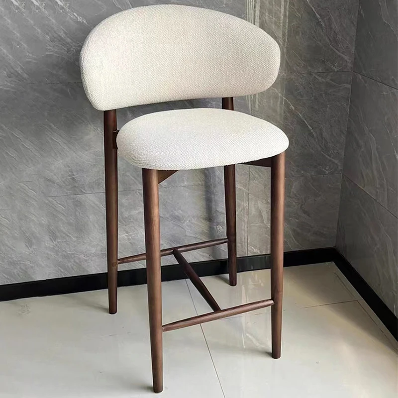 Rattan Bar Chair Orange Vintage Height Adjustable Modern Stool Backrest Chairs Red Sense Furniture Square Knee Tabure Luxury