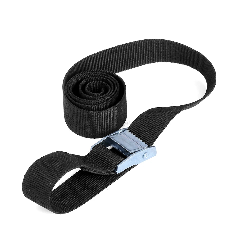 1-6M Black Hot New Buckle Belt Car Cargo Strap Strong ratchet Luggage Lashing Cargo Bundling Auto Accessories