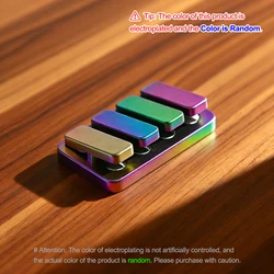 Magnetic Metal Fidget Slider - Stress Relief Sensory Toy (Colorful Random)