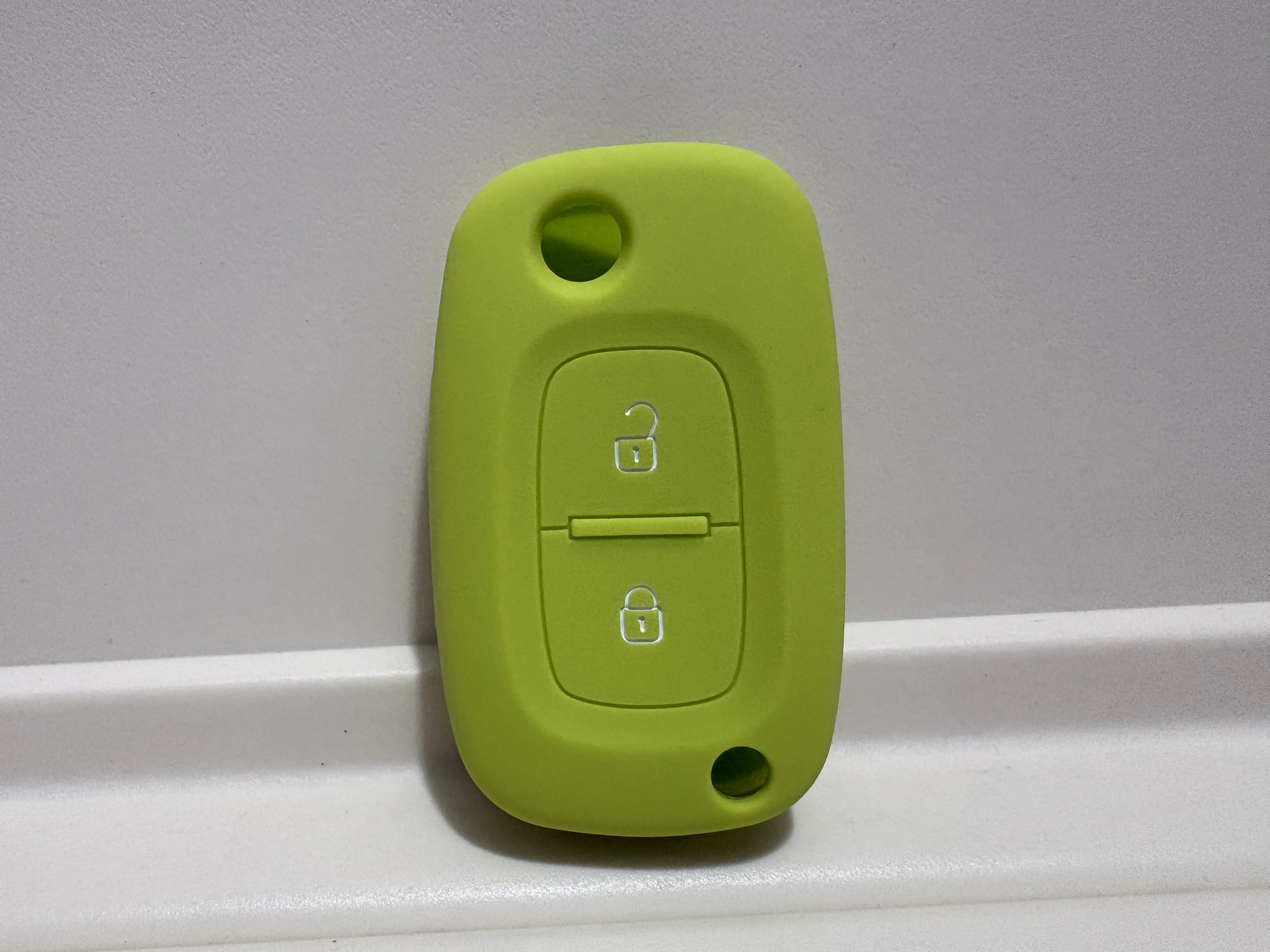 Premium Silicone Car Key Cover Case - Durable Flip & Fold Protection