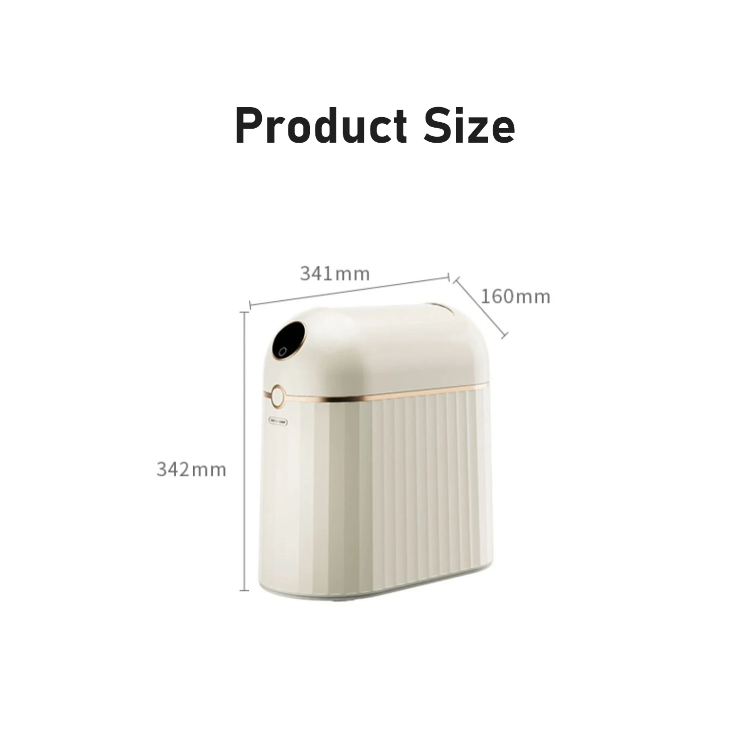 Smart Trash Can Automatic Bagging Garbage Bin Touchless Sensor Bathroom Trash Can Kitchen Wastebasket Adsorption Trash Can