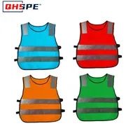 Gilets réfléchissants de sécurité nocturne pour enfants étudiants, gilet d'avertissement de circulation routière pour enfants, gilets réflecteurs réfléchissants, veste de vêtements 1