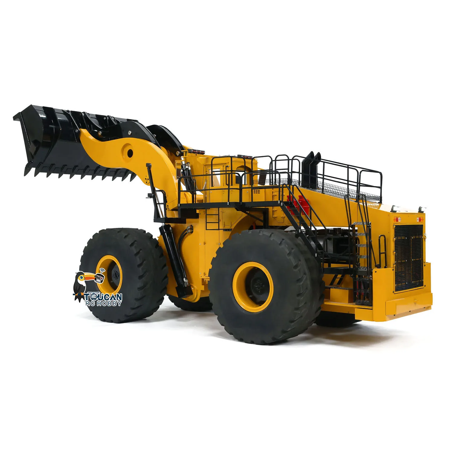 In Stock 1/14 L2350 Huge RC Loader Light Sound Remote Control ST8 Cars Trucks Earth Mover Vehicle for Boys TH23882 4