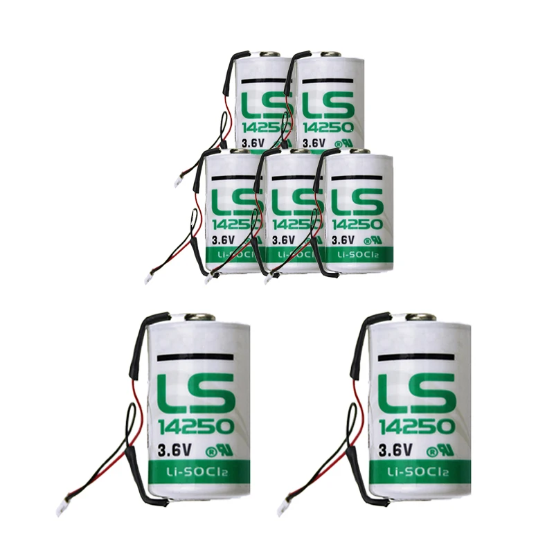 

2pcs LS14250 For Electric Meter Water Meter PLC Battery 3.6V Lithium Battery ER14250 1/2AA SL350