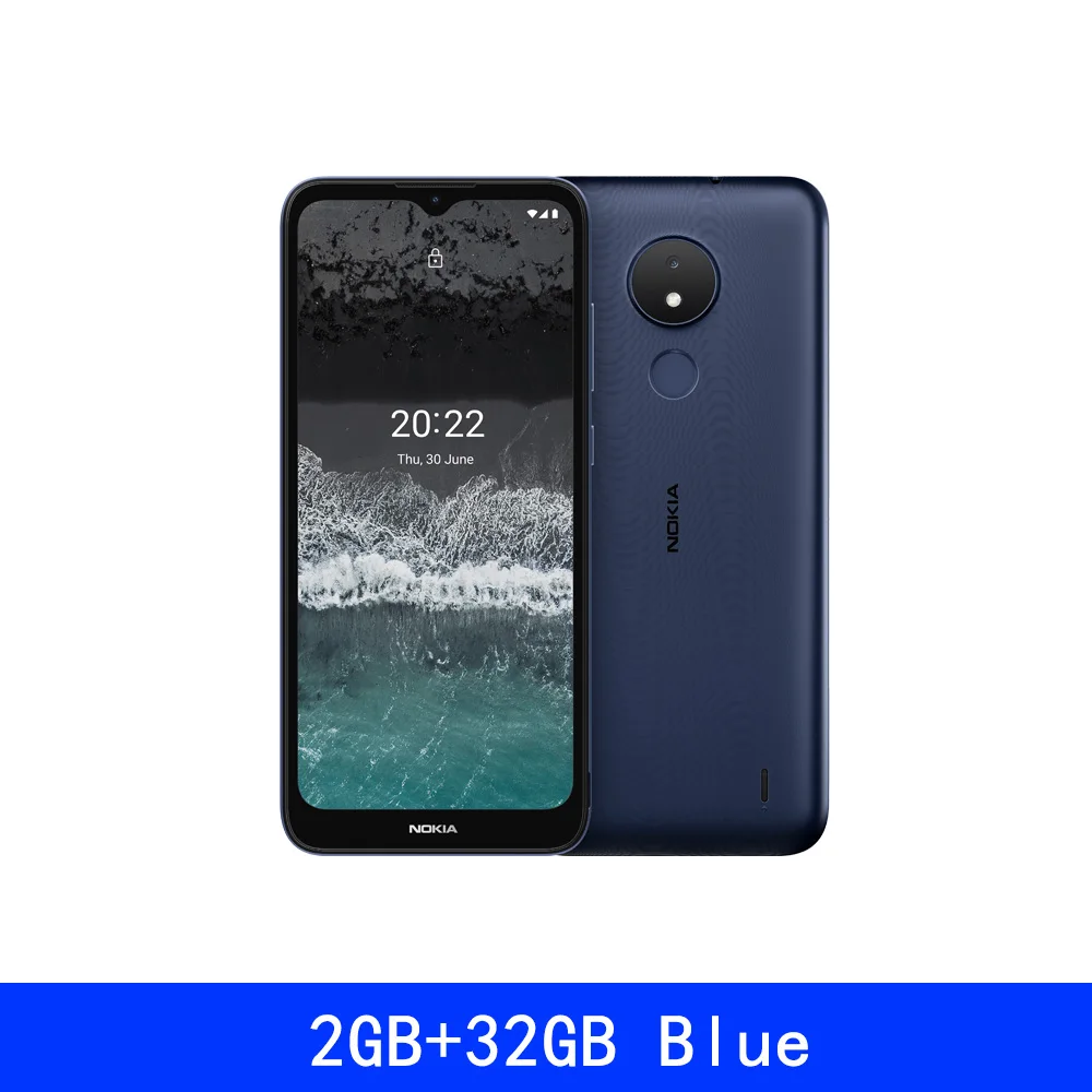 Nokia C21 4G HD+ V-notch Dual SIM 3000 mAh All-day battery life 2GB  32GB Android 11 with GPS AGPS MicroSD support 256GB AliExpress