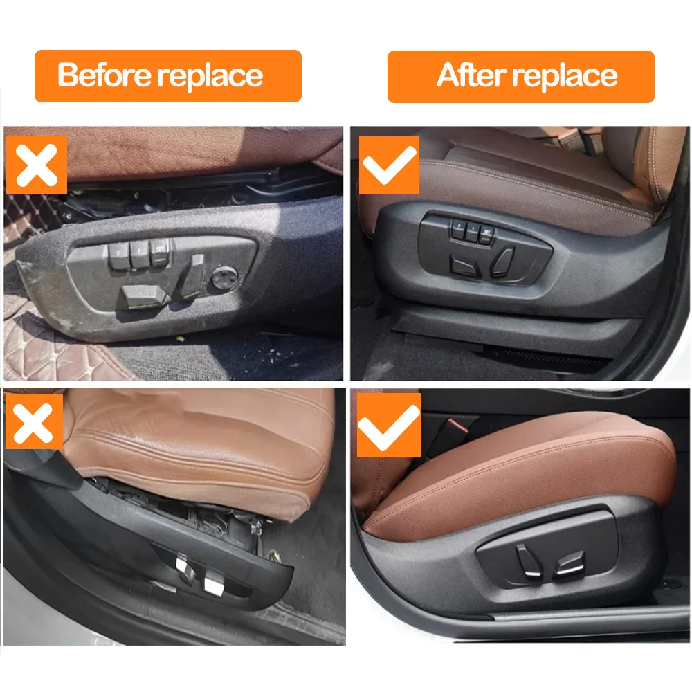 Panneau De Garniture Extérieur Gauche Siège Avant Audi A4 A5 A6 A7 S5 (2009-2018) - Réf. 8T0881325G4PK - Noir