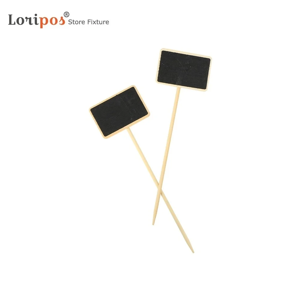 Mini Blackboard Plug in Chalkboard Stand Price Memo Sign Letter Display Plate