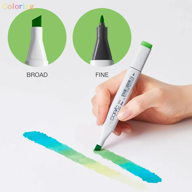 Copic Classic Marker Pens , Refillable with A Flexible Brush Tip for  Blending and Creating Variable-width Strokes, Permanent - AliExpress