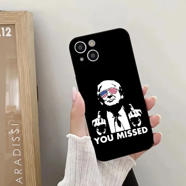 Donald Trump 2024 Phone Case For iPhone 16,15,14,13,12,11 Plus,Pro,Max,XR,XS,X,7,8 Plus,SE,Mini Silicone Soft 4