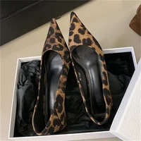 Eilyken Spring Design Leopard Print Woman Pumps Pointed Toe Thin Low Heels Elegant Party Female Shoes Zapatos De Mujer - Image 4