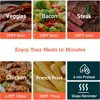 Air Fryer 4 Qt, 7 Cooking Functions Airfryer, 150+ Recipes on Free App, 97% less fat, Dishwasher-safe, Smart, Truffle Gray 3