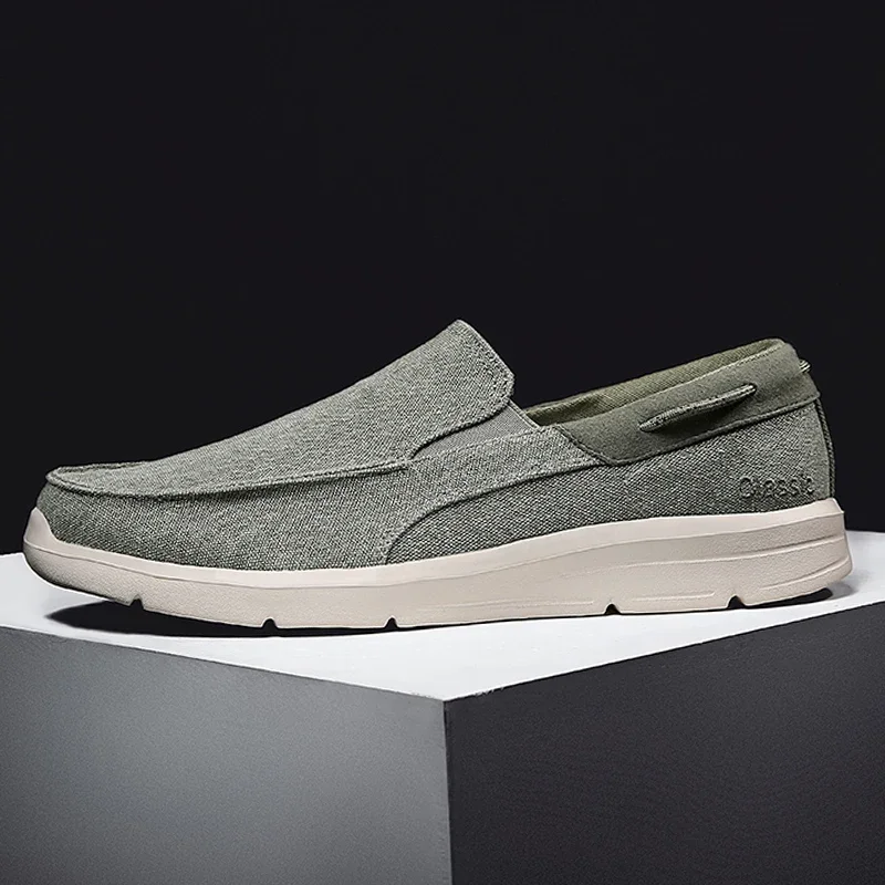 Loafers For Men Shoes Autumu New Men Canvas Shoes Classic Leisure Shoes Comfortable Breathable Sneakers For Men Loafers - 5