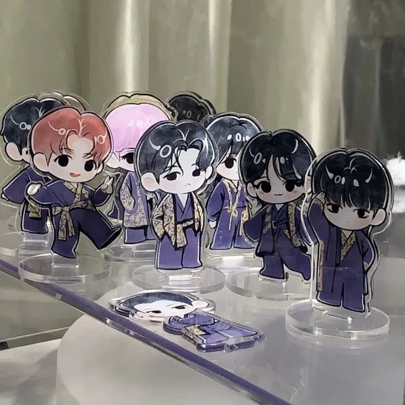 

SEVENTEEN Figures Mini Acrylic Stand Fashion Anime Action Figure Accessories Collection Kids Figure Toys Gift Desktop Decoration