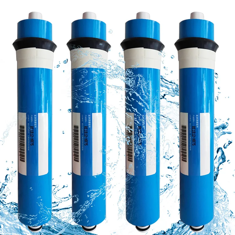 1812- 75 GPD  2012-100 GPD RO Membrane For 5 Stage Water Filter Purifier Treatment Reverse Osmosis System NSF/ANSI Standard