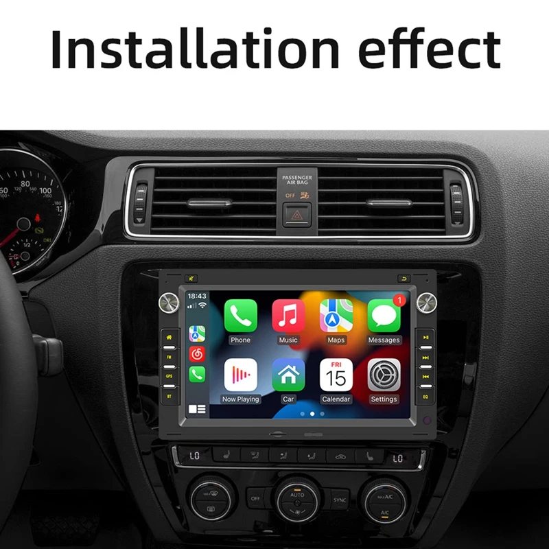 

7-дюймовый автомобильный сенсорный экран беспроводной Carplay Android автомобильный портативный Радиоприемник Bluetooth MP5 для Volkswagen Passat Lingyu