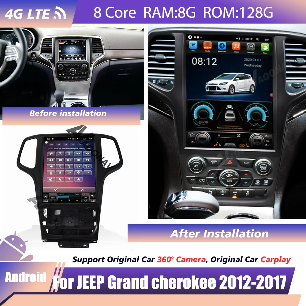 Stereo receiver Android System For JEEP 
