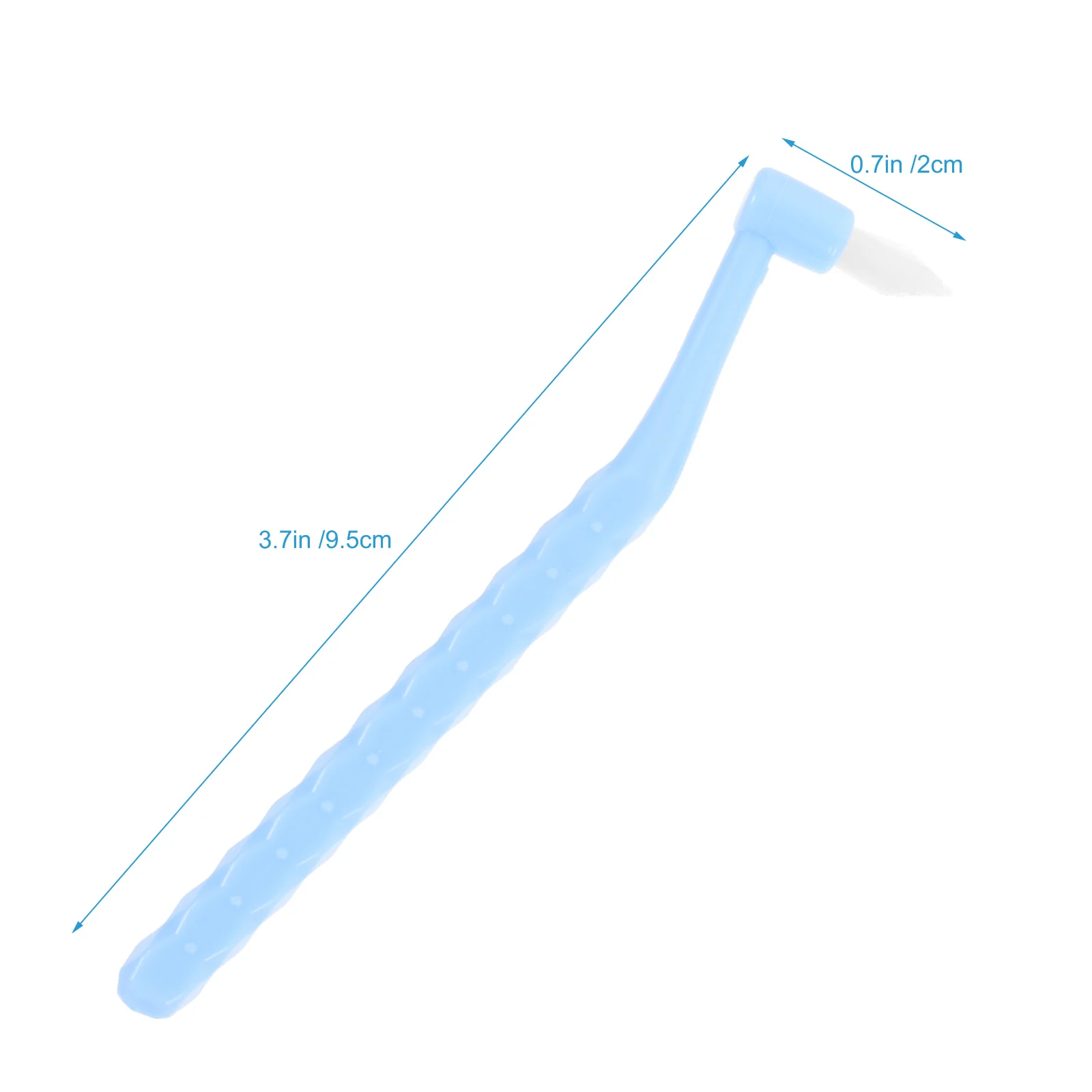 

4 Pcs Gap Brush Dental Floss Flossers for Braces Pet Picks Fiber Abs Tools Flossing Toothbrush Travel Teeth Cleaning