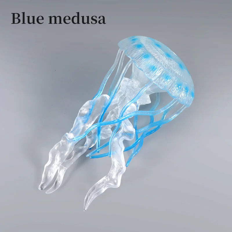 2 Figuras De Medusas De Plástico Realistas | Decoración Para Acuarios, Habitación Infantil