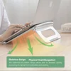 Soporte plegable ajustable para ordenador portátil, Base Compatible con Macbook Air Pro de 12,6 a 17 pulgadas