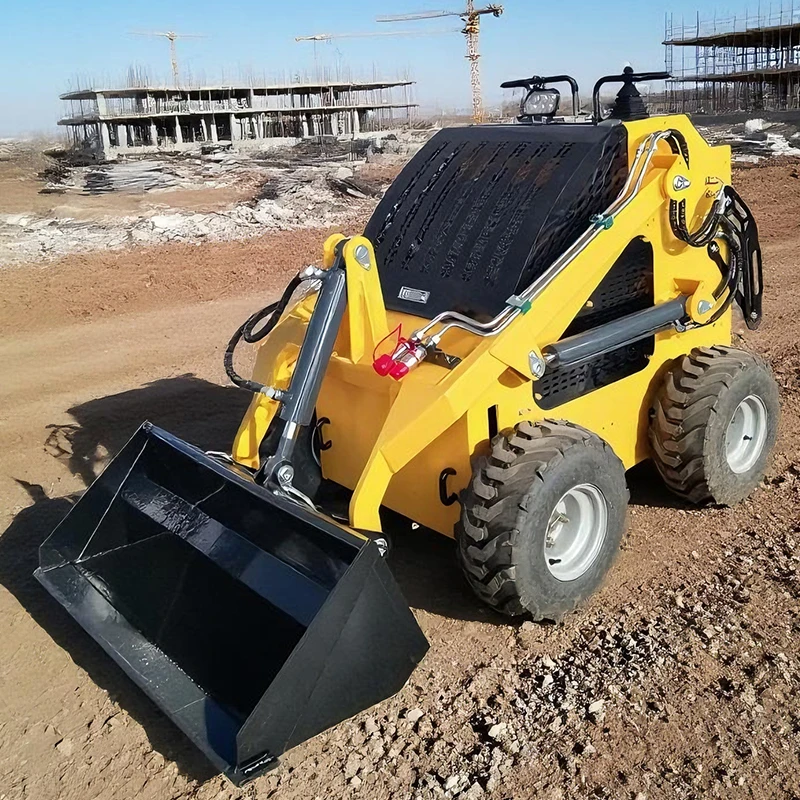Fast Delivery Mini Skid Steer Loader CE EURO 5 EPA Engine Diesel Skid Steer Loader High Efficiency Mini Skid Steer Loaders