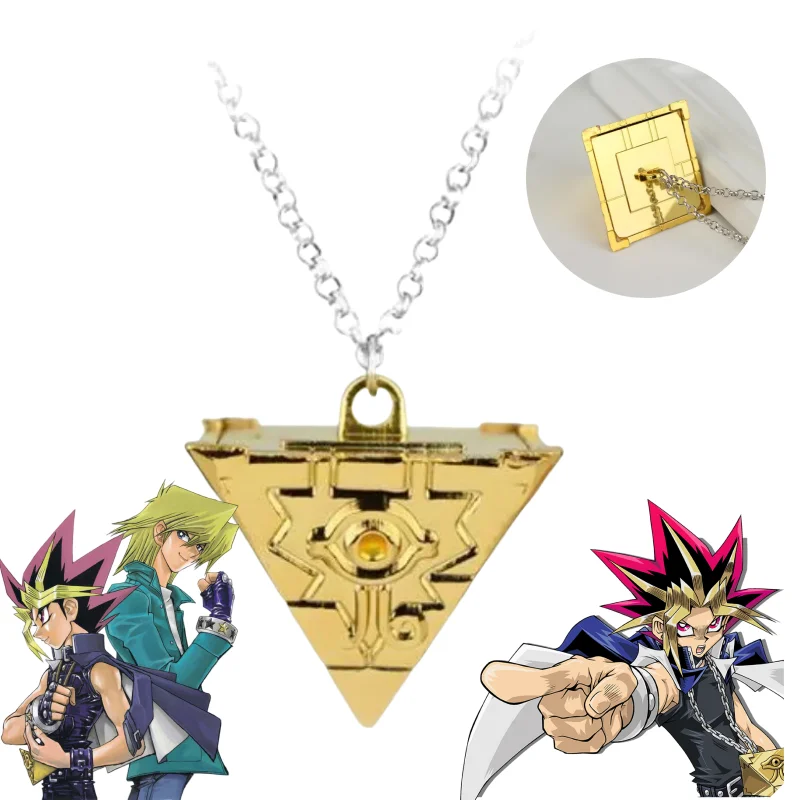 Yu-Gi-Oh! Animation periphere Pyramide Baustein Halskette kreative Persönlichkeit coole Schlüsselanhänger Anhänger Anhänger Pullover Kette