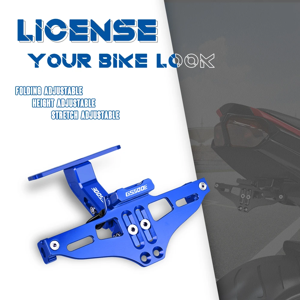 

For SUZUKI GS500E GS500 E GS 500 E 1994-1998 1999 Motorcycle License Plate Bracket Holder with LED Light Indicator rear bracket