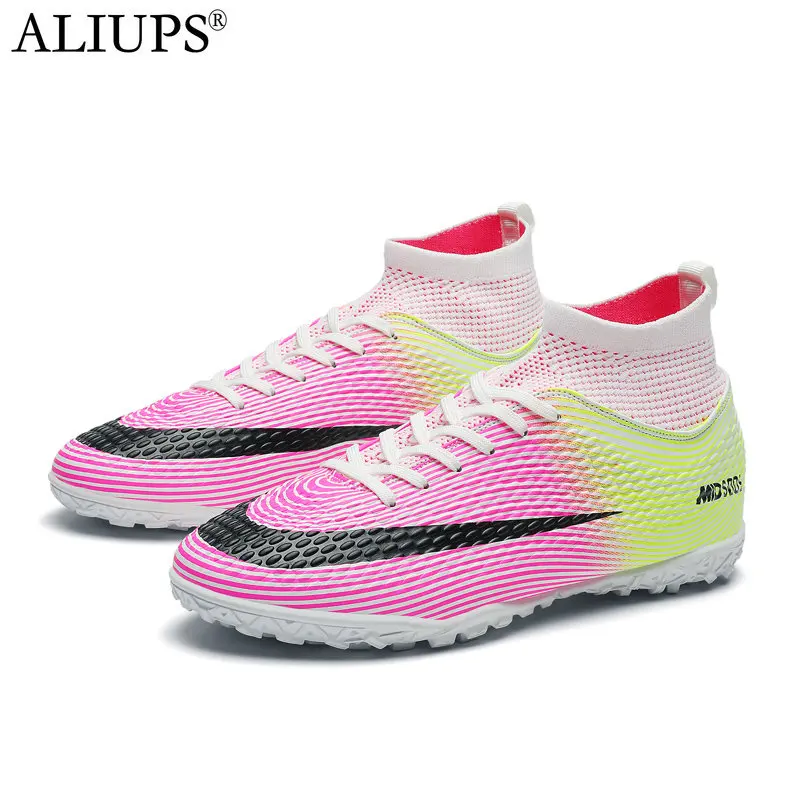 

ALIUPS Size 31-48 Women Soccer Shoes Sneakers Men Football Boots Kids Futsal Football Shoes for Boys Girl Soccer Cleats