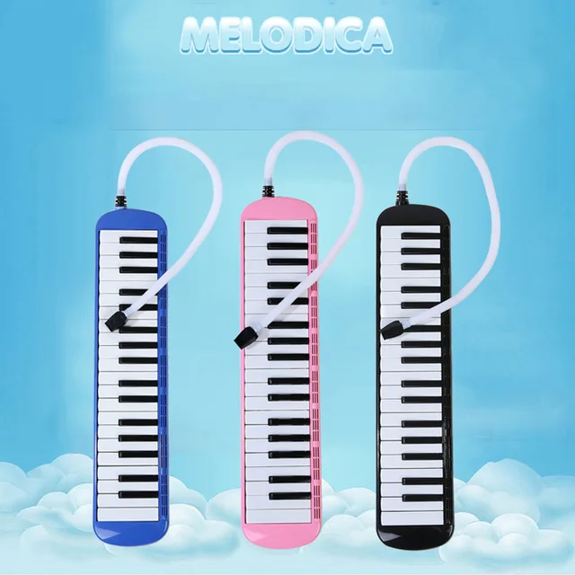 32 Keys Melodica Melody Piano Musical Instrument Harmonica Mouth Organ Portable Harmonica Pianica With Storage Bag