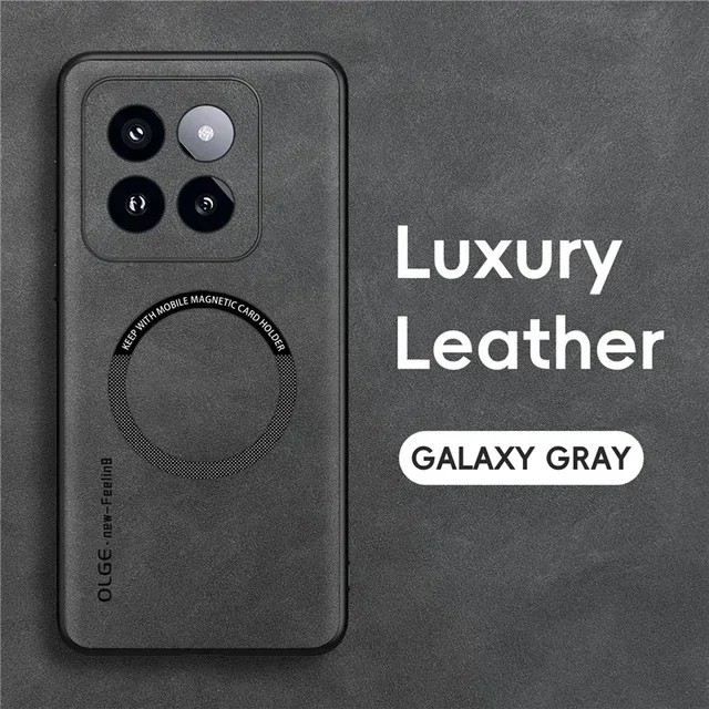 OLGE Premium Magnetic Leather Magsafe Phone Case