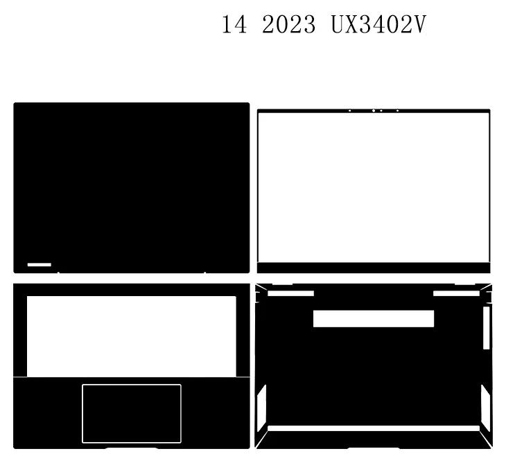 Kh Special Vinyl Laptop Sticker Skin Decalcomanie Cover Protettiva Per Asus Zenbook 14 2023 Ux3402V 14 Pollici