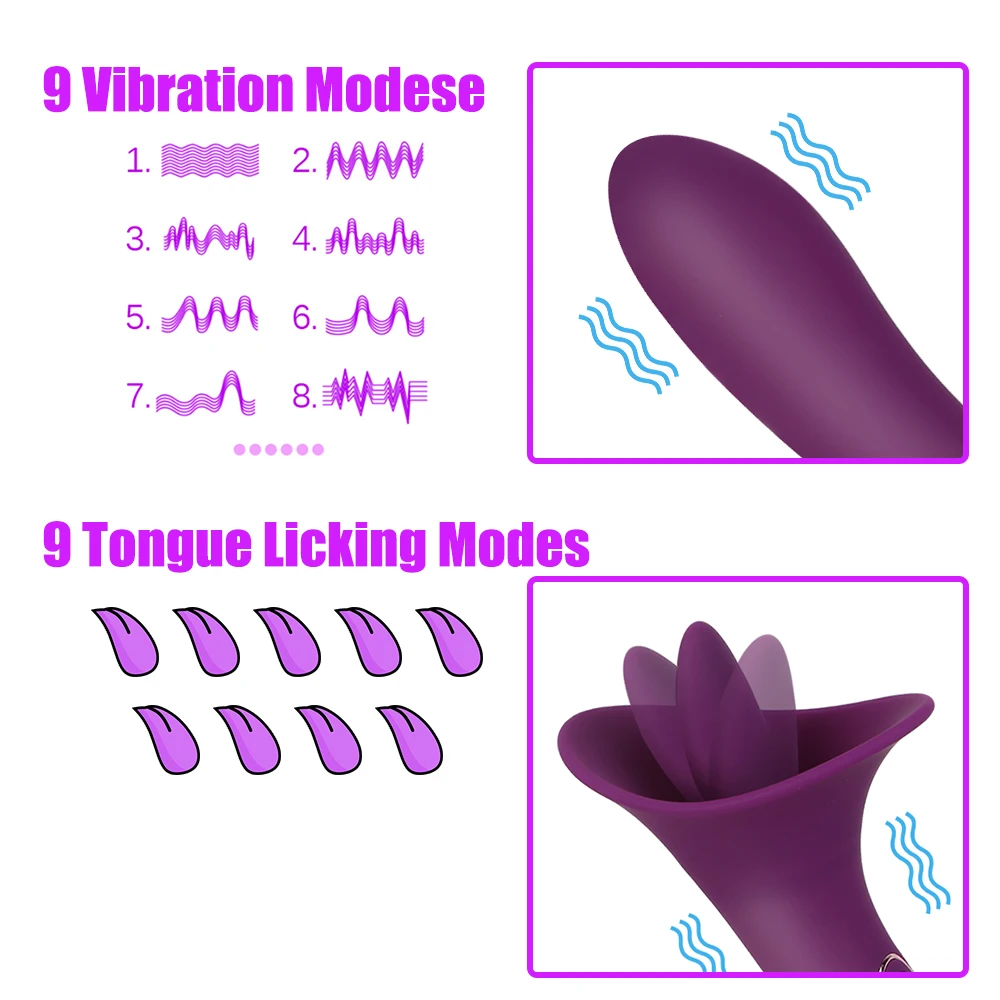 Sexy Tongue Licking Vibrator 3