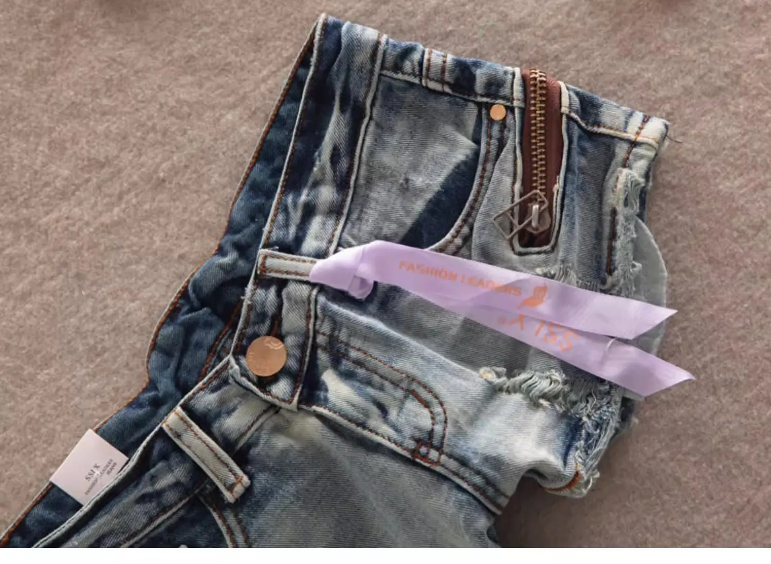 Zynvora Denim Shorts side view