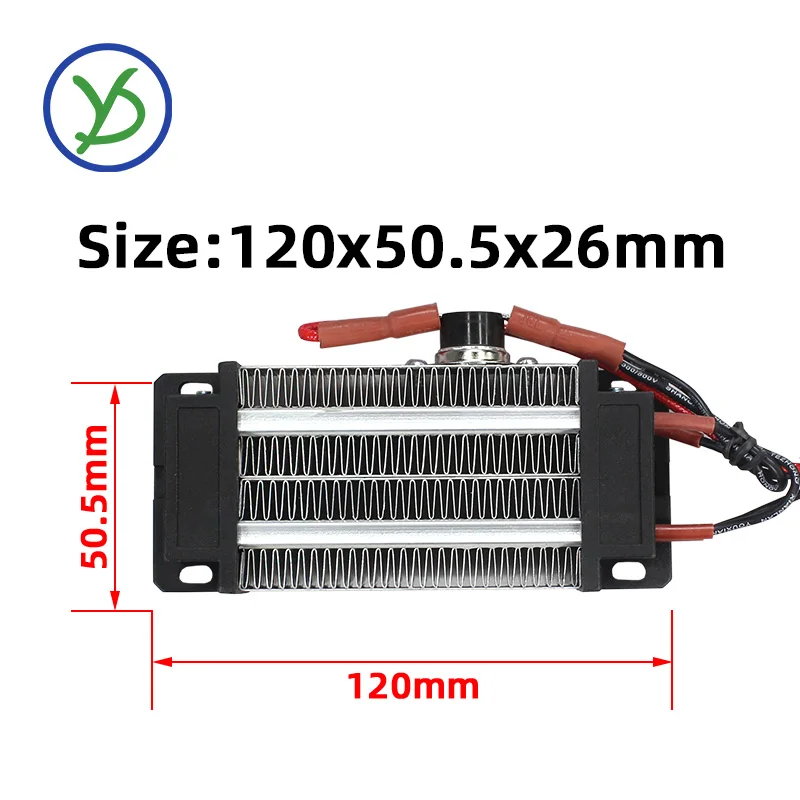 220v 400w Insulation Ptc Heater Ceramic Industrial Heater Ptc Thermistor Heating Element Thermostat Incubator Heater