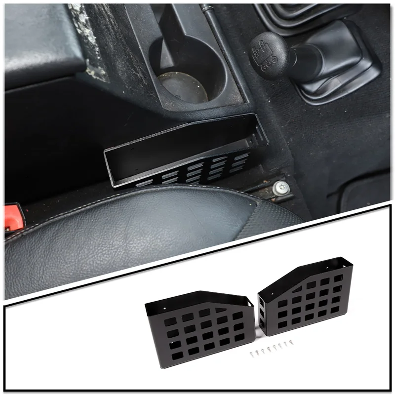 

Car Seat Crevice Storage Box Pocket Organizer Basket Coins Keys Card Phone Holder For Land Rover Defender 90 110 130 2004 -2019