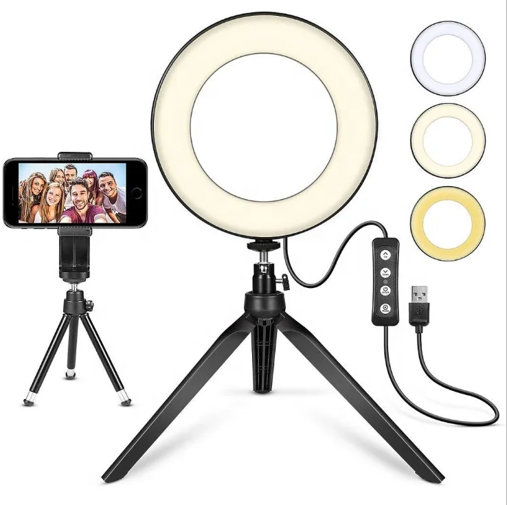 

MAONO LED Ring Light with Remote Control Ring Light with Tripod Stand for phone Live Stream at Home