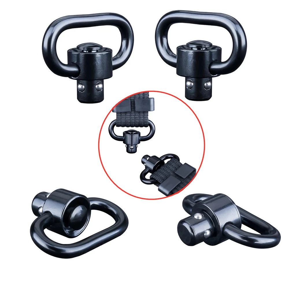 

Quick Detach Push Heavy Duty Sling Swivel Button Detachable Adapter QD